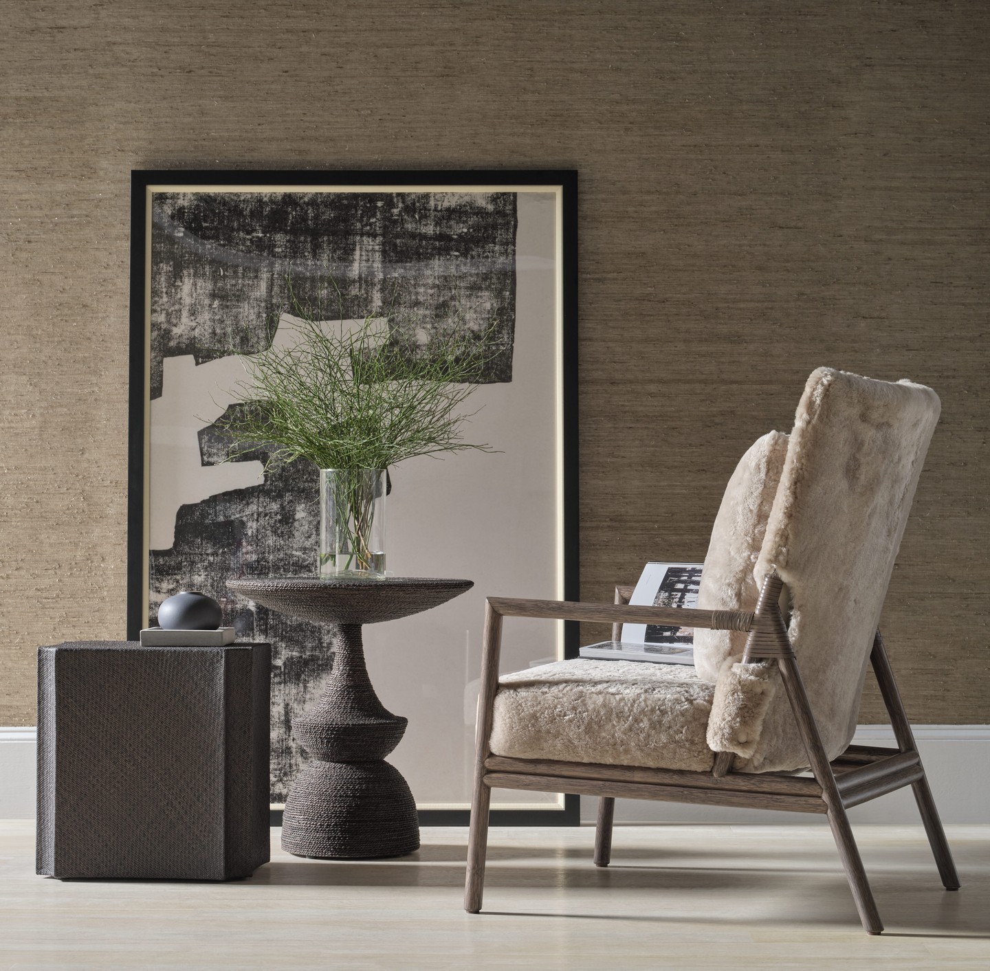 Accentuated by symmetrical cutouts, the Brazos Chair has midcentury lines that look stylish and modern. This slung-back, relaxed piece is inspired by the chairs found on ranch verandas, where the horizon stretches endlessly into the distance. Also featuring the Cypress and Mesa Accent Tables. Visit the link in our bio for more information. #ThisIsMcGuire